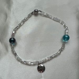 Sand Dollar Shimmer anklet